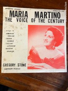 Disques de vinyle: MARIA MARTINO, THE VOICE OF THE CENTURY, LP USA, SOPRANO, PRECINTADO